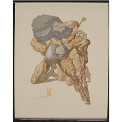 Dali Unique Decomposition Print Divine Comedy Prodigal