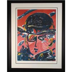 Peter Max Original LE Signed Art Print Zero Megalopolis