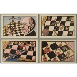 Set of 4 Diff German 1/2 Mark, Stroebeck, CU No Date