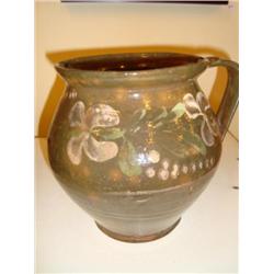 French Alsatian jug pitcher circa 1900