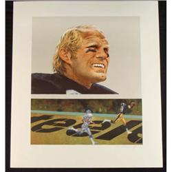 M Corning S/N Print Steelers Terry Bradshaw Super Bowl
