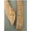 Image 4 : 5 Native Hand Carved Elk Bone Faces, Figures