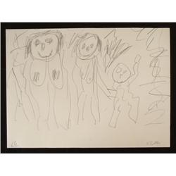 Georg Baselitz Original Nude Expressionist Drawing