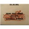 Image 2 : First Flight Air Mail Cover w/Indian Motorcycle Ad 1929