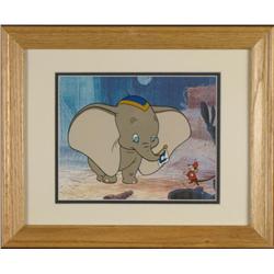 Dumbo Ltd Ed Disney Sericel Cel w/ COA, Framed