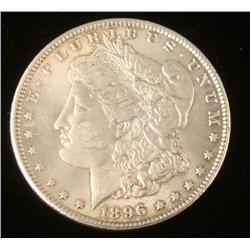 High Grade Toned 1896 Morgan Silver Dollar