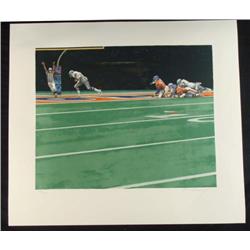 Merv Corning S/N Print Cowboys Broncos Super Bowl XII