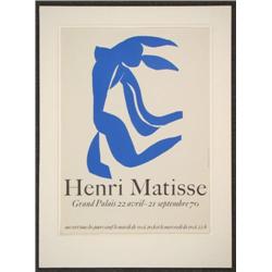 Original MATISSE GRAND PALAIS 1970 Art Poster