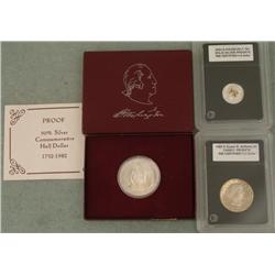 3 GEM Proof Coin Washington Half Roosevelt Dime Anthony