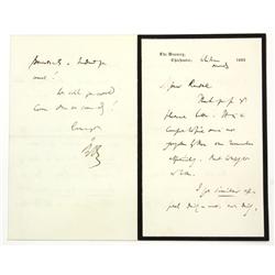 Signed British religeous letters