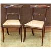 Image 1 : Regency inlaid sidechairs