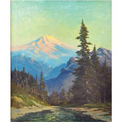 Painting, Robert Wood, Mt. Hood