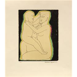 Set of three prints by Beniamino Bufano