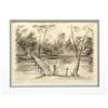Image 1 : Etching, Ludwig Meidner, Couple by a Bridge