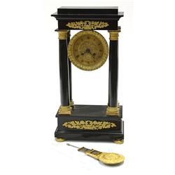 Napoleon III portico clock