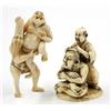 Image 1 : Japanese Ivory Figural Netsuke Carvings