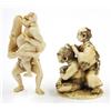 Image 2 : Japanese Ivory Figural Netsuke Carvings