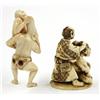 Image 4 : Japanese Ivory Figural Netsuke Carvings