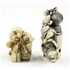 Image 2 : Japanese Ivory Figural Netsuke Carvings