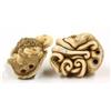 Image 5 : Japanese Ivory Figural Netsuke Carvings
