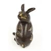 Image 2 : Asian Patinated Bronze Rabbit Water Dropper