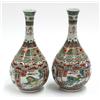 Image 3 : Chinese Enameled Porcelain Stickneck Vases