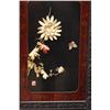 Image 2 : Japanese Small Inlaid Four Panel Screen, Meiji