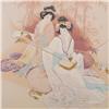Image 2 : AYERS ASIAN STYLE LARGE SERIGRAPH RARE FIND