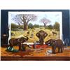 Image 1 : PARTY ANIMALS BO NEWELL CANVAS SIGNED LIQUIDATION SALE
