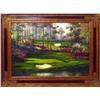 Image 1 : AUGUSTA MORNING GOLF PAINTING ON CANVAS FRAMED