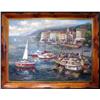 Image 1 : HUGE FRAMED PAINTING ON CANVAS GALLEY LIQUIDATING