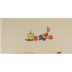 Original Totally Busted Animation Art Spongebob Cel