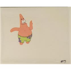 SpongeBob Original Animation Cel Patrick Makes a Point