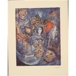 Marc Chagall : Bella Art Print Ed. 2000
