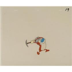 Original Cel Animation Pickaxe Ren And Stimpy Art Hold