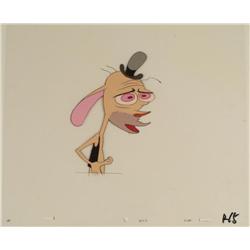 Production Cel Original Ren And Stimpy Art Depressed