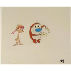 Production Art Cel Coin Ren And Stimpy Original Eyes
