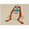 Image 2 : Ren And Stimpy Original Cel Animation Shocked Cat Art