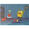 Image 2 : Outraged SpongeBob Original Cel Animation Background