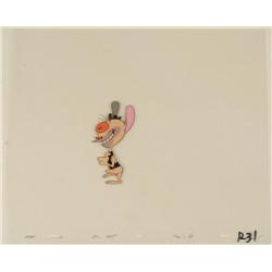 Hitchhiking Original Animation Ren And Stimpy Cel Art