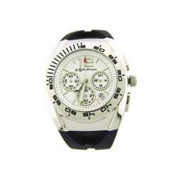 Zoppini Stainless Steel and Rubber Chronograph Watch