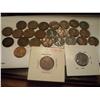 Image 1 : Lot of Mixed Wheat Pennies dates range from 1917 to 1956