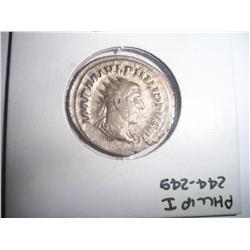 Ancient Coin - Philip I,SILVER. 244-249 AD.