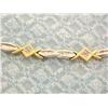 Image 2 : 14k Two Toned Gold Bracelet with Diamond