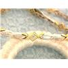 Image 3 : 14k Two Toned Gold Bracelet with Diamond