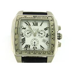 GUESS Men's 30007G1 GC Chronograph White Dial Watch