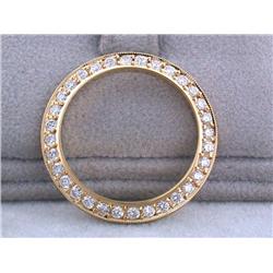 18k Diamond Bezel for Ladies' DATED Rolex (1.0 ct)