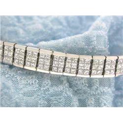 14k White Gold Diamond Bracelet