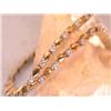 Image 1 : 14k Two Toned Gold Bracelet with Diamonds