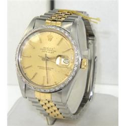 Rolex 18K Yellow Gold /Stainless Steel Date Just Watch